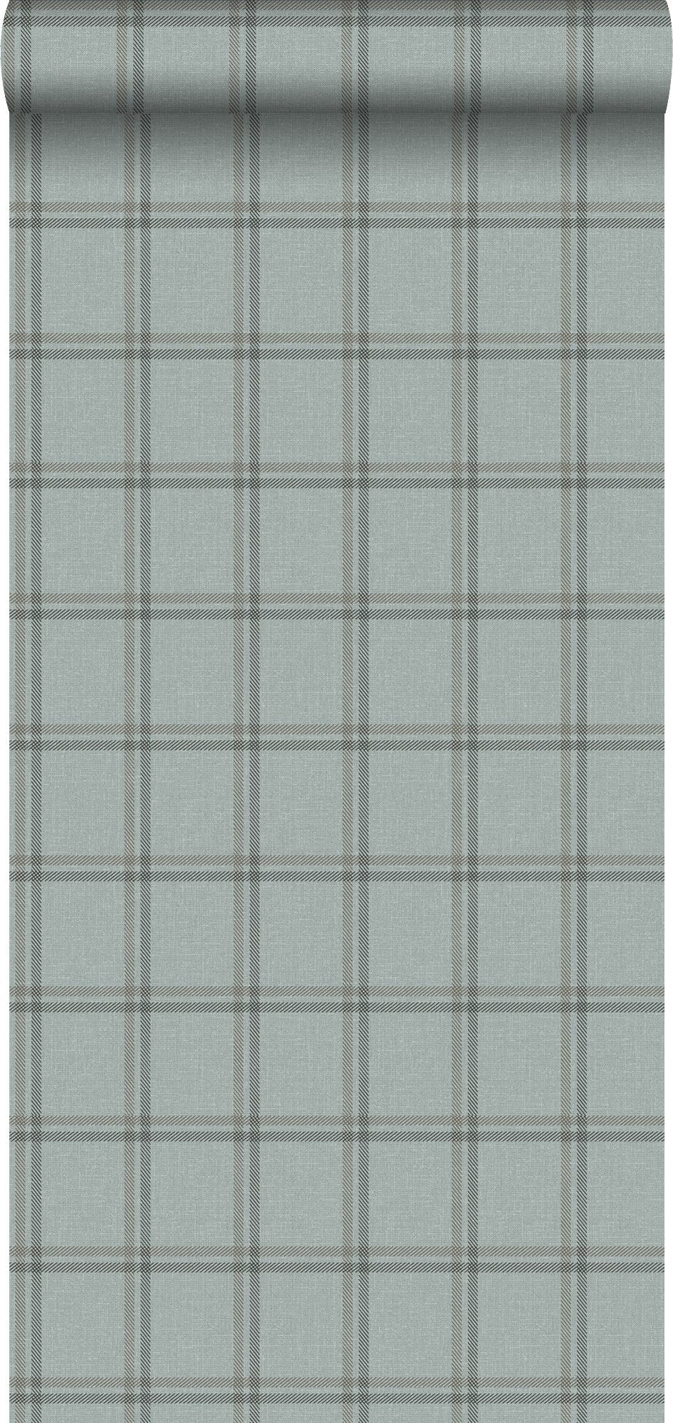 Tapeta flizelinowa z ekoteksturą diamenty szaro-niebieskim - 53 cm x 10.05 m - ORIGIN