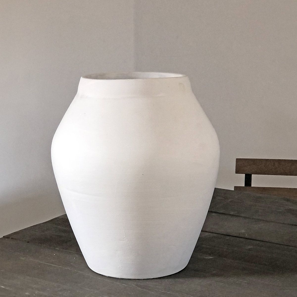 Grand Vase Amphore Marocain En Terre Cuite Peint à La Main - Déco Terrasse