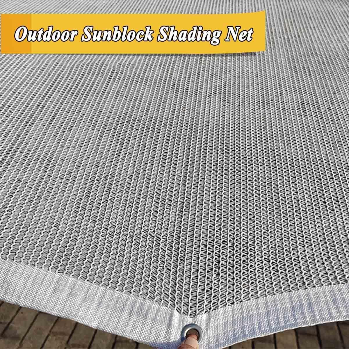 Filet D'ombrage, Voile D'ombrage 50% Sunblock Tissu D'ombrage Blanc HDPE Filet Résistant pour Serre(2x4.0m(6.6x13ft)) - 6
