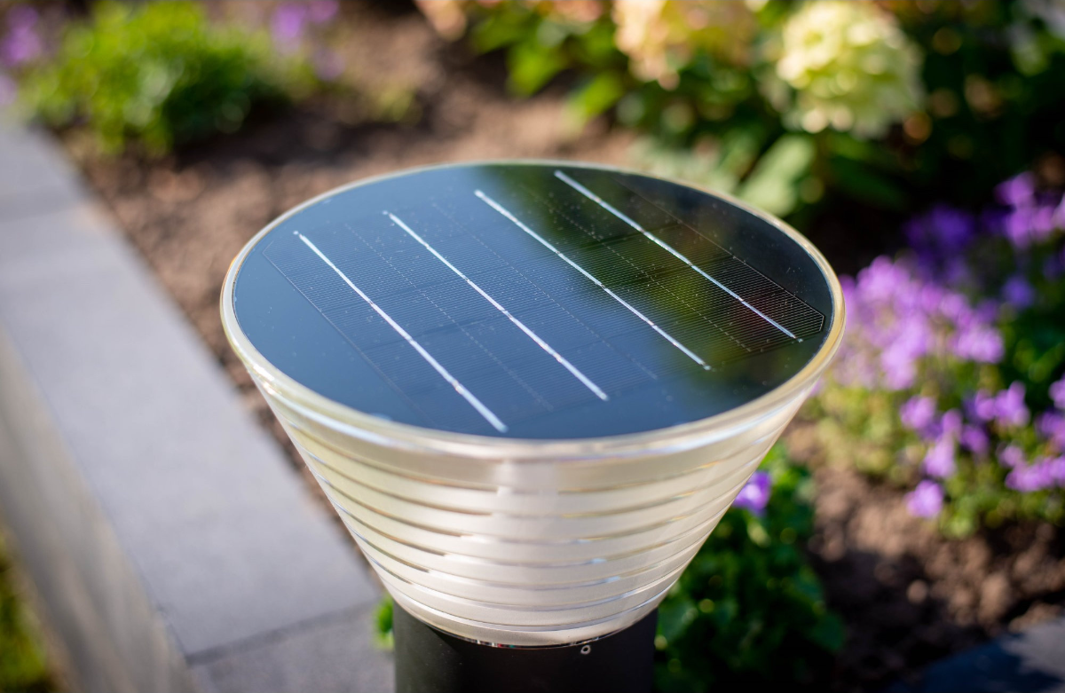 Lampe solaire Iplux® Rome sur pied 80cm- Haute qualité - Durée de combustion 15 heures - 7