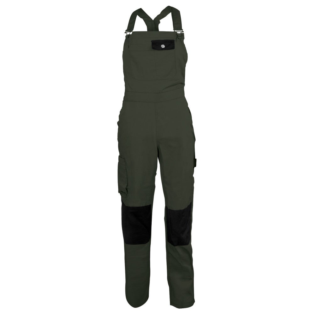 Salopette de Travail Femme Kaki - Fashion Sécurité - Résistante, Confortable et Tendance - Bricolage et Jardinage - 40 - 3