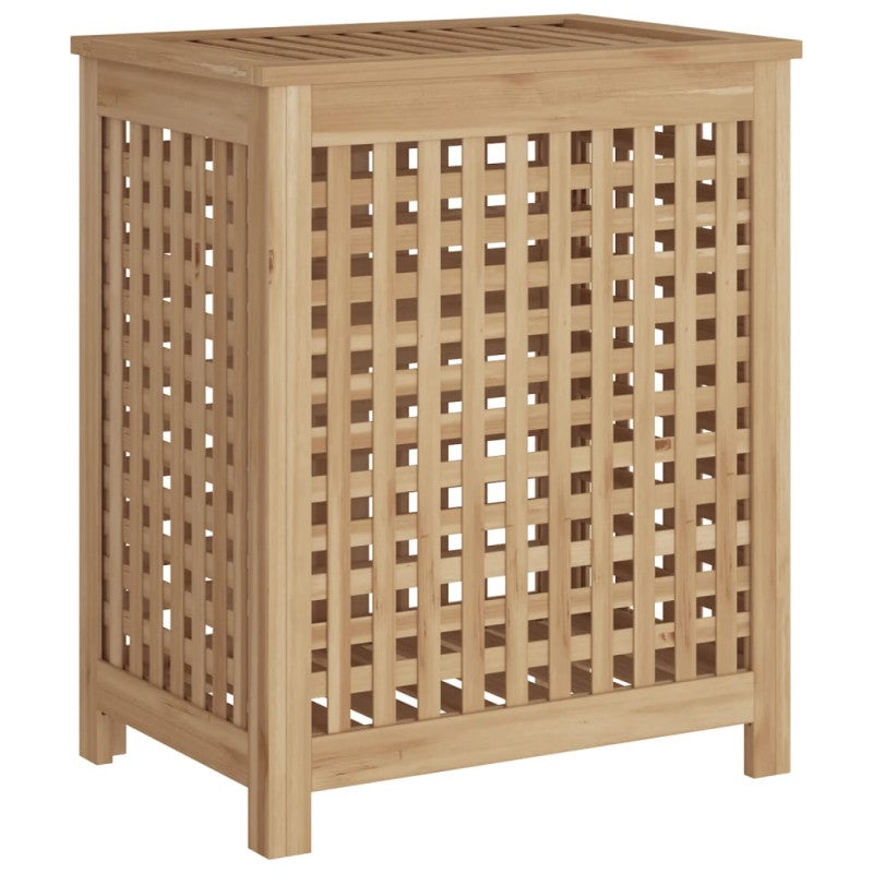 Bac à linge 50x35x60 cm bois de teck massif - 3
