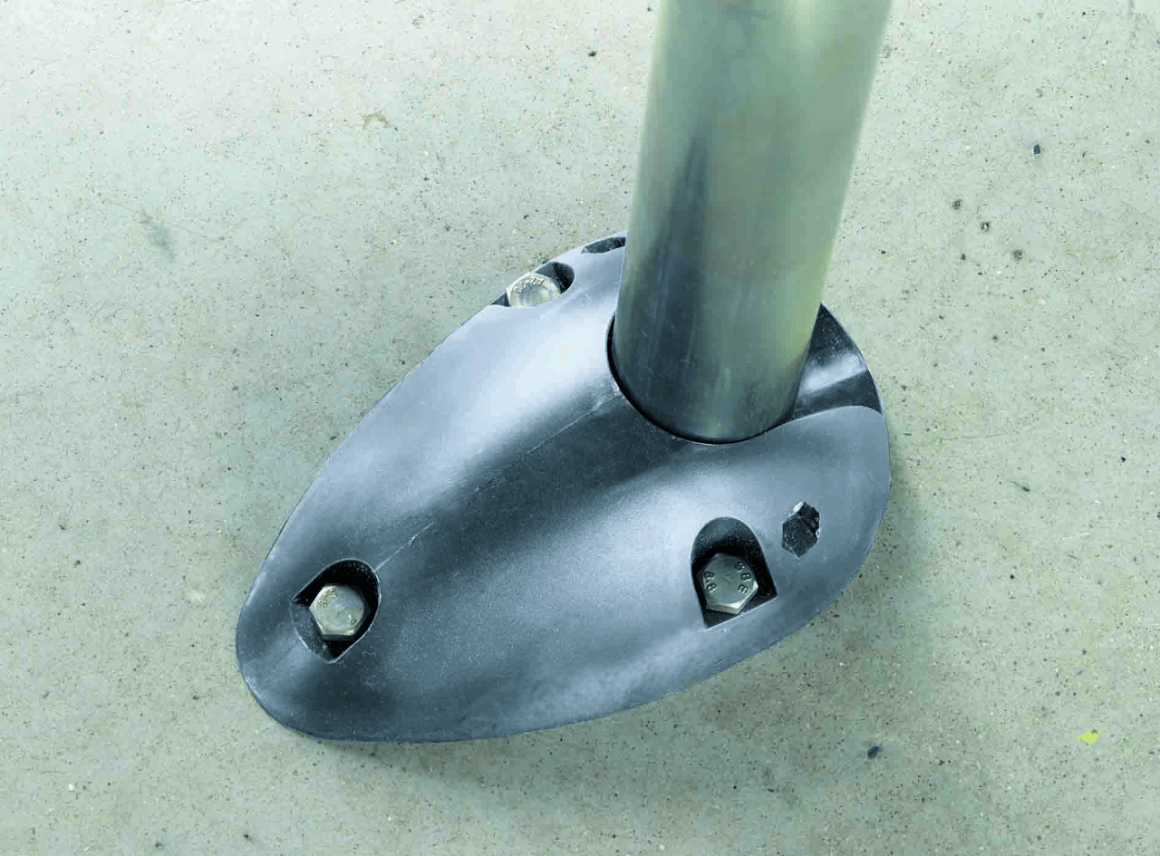 Barrière de parking 3 pieds rabattable design - 4