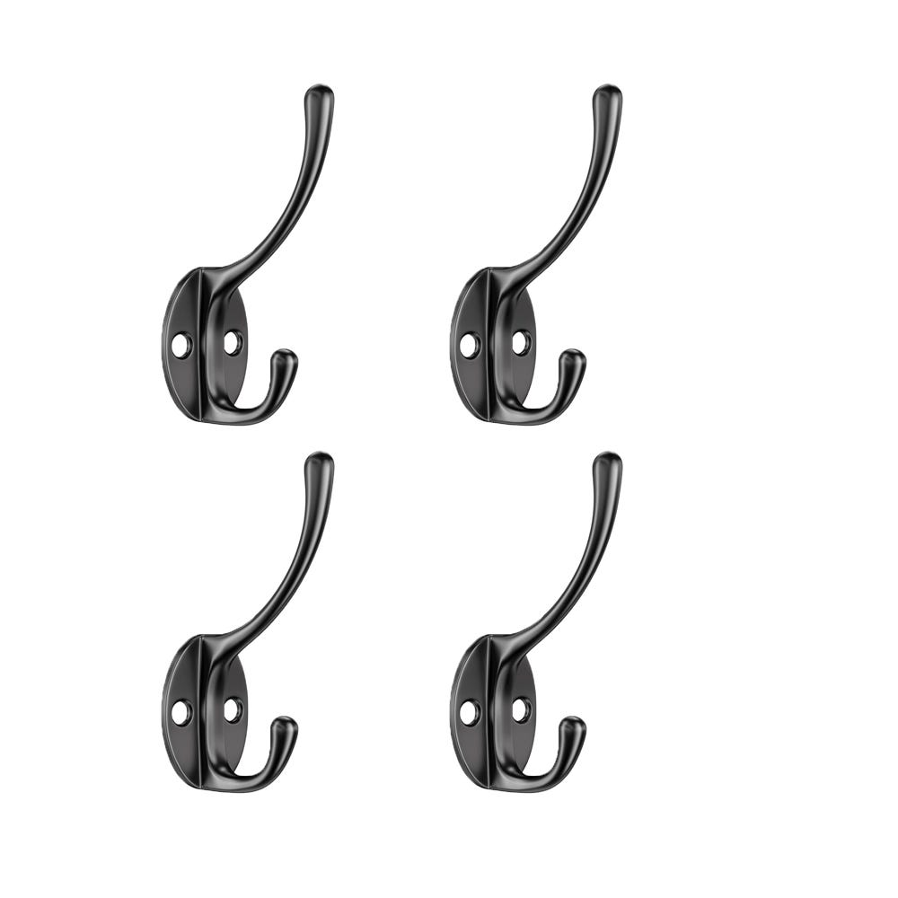 Ganci da parete in acciaio inossidabile, gancio appendiabiti nero per bagno, camera da letto, cucina, 2 pezzi, nero opaco | Leroy Merlin Ganci da parete in acciaio inossidabile, gancio appendiabiti nero per bagno, camera da letto, cucina, 2 pezzi, nero opaco | Leroy Merlin