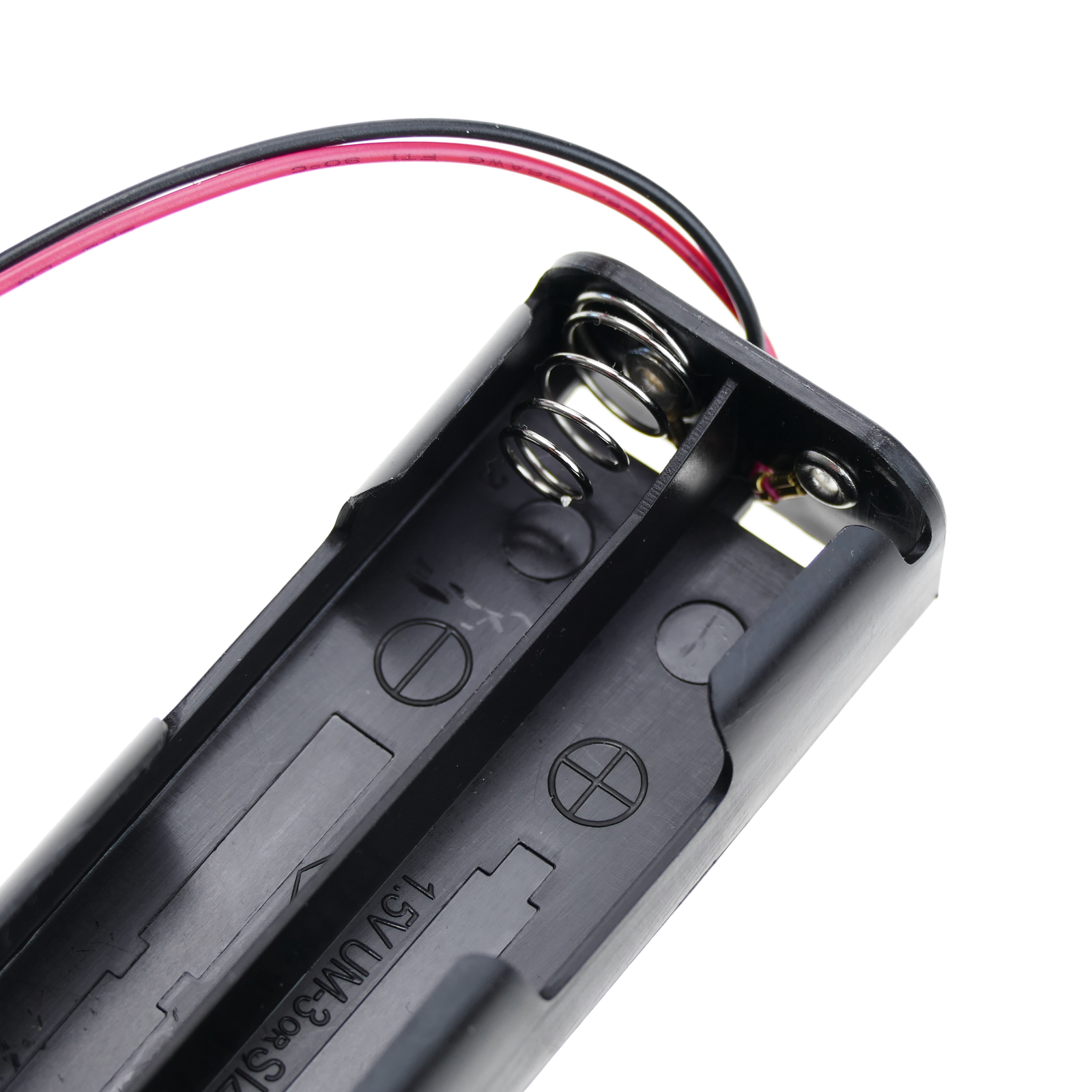 compartiment à piles Allongée pour 4 AA 1.5V LR6 - 3