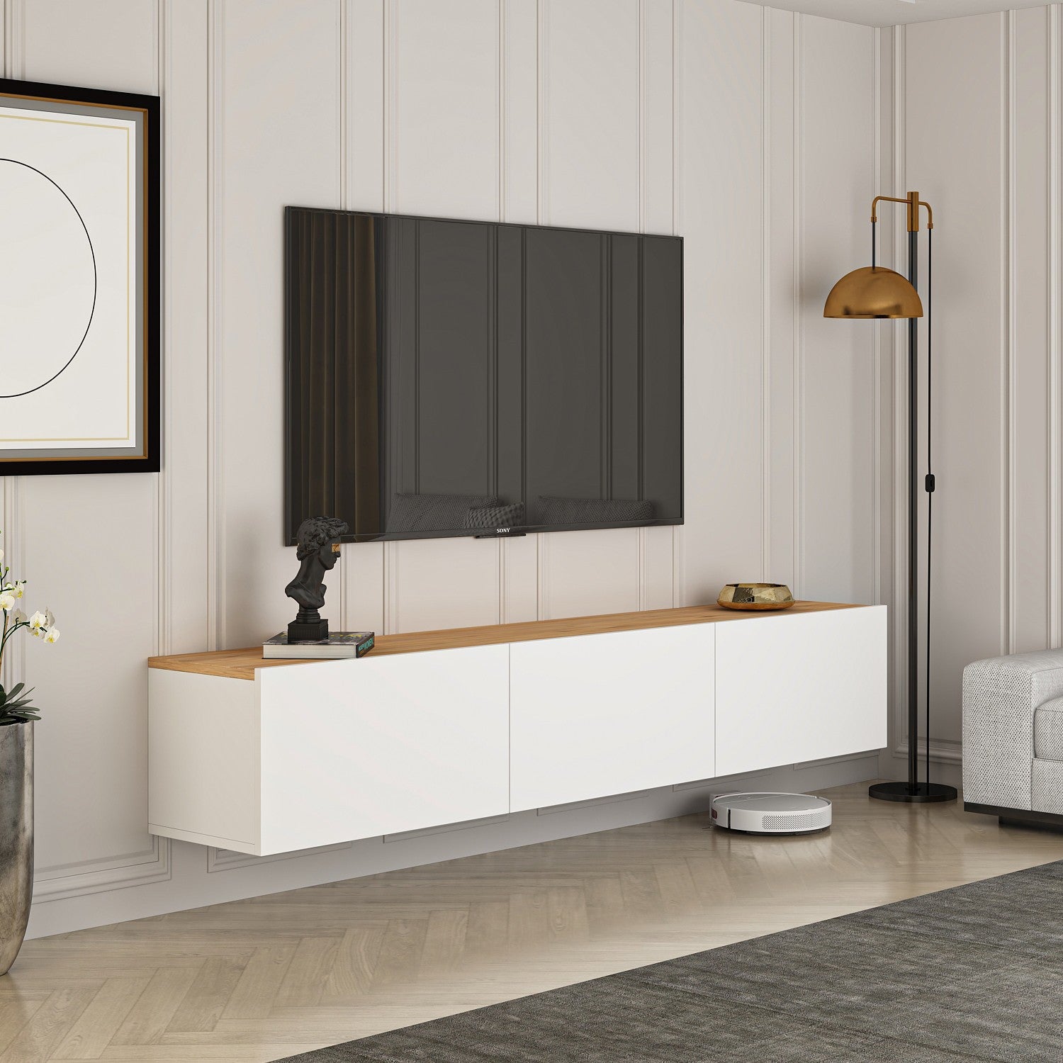 Meuble TV en bois 