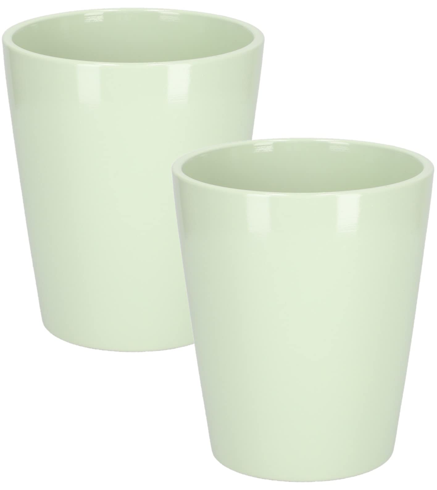 2x osłonka 12 doniczka donica ceramiczna na kwiaty - KOTARBAU