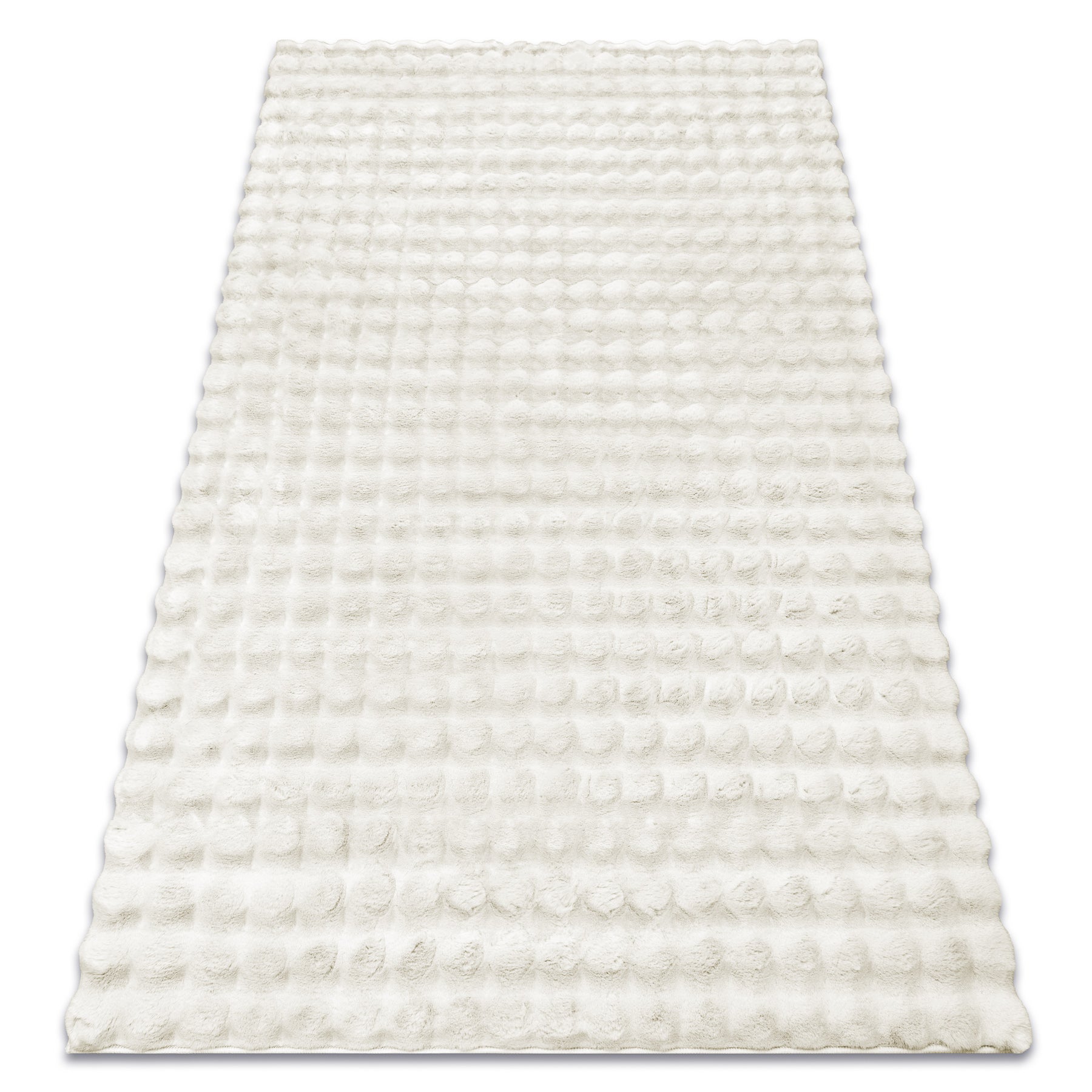 Tapis Rond Imitation Fourrure Heimtexland - 90 Cm De Diamètre - Jaune Moutarde - Ultra Doux - Dessous Antidérapant - Lavable