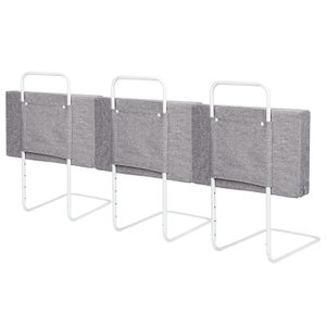Barrière De Lit Réglable 150/180/200 Cm - Hauteur 70-105 Cm - Filet Aéré Anti-chute Pour Enfant