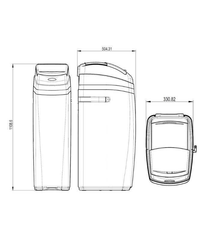 Adoucisseur d'eau Apic POSEIDON 26L avec Accessoires + Mise en Service Gratuite - 4