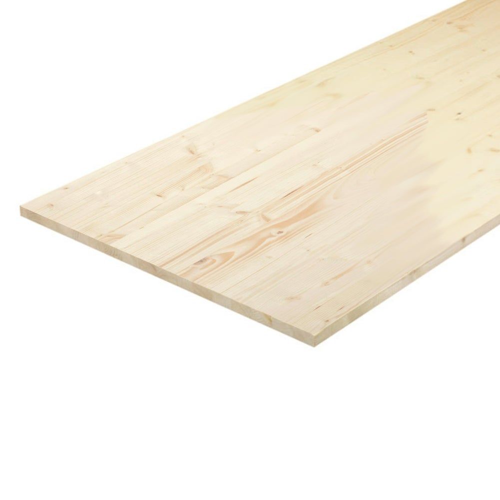 Plateau sapin massif lamellé collé abouté 2500 x 800 x 38 mm - PEFC 70% - 2