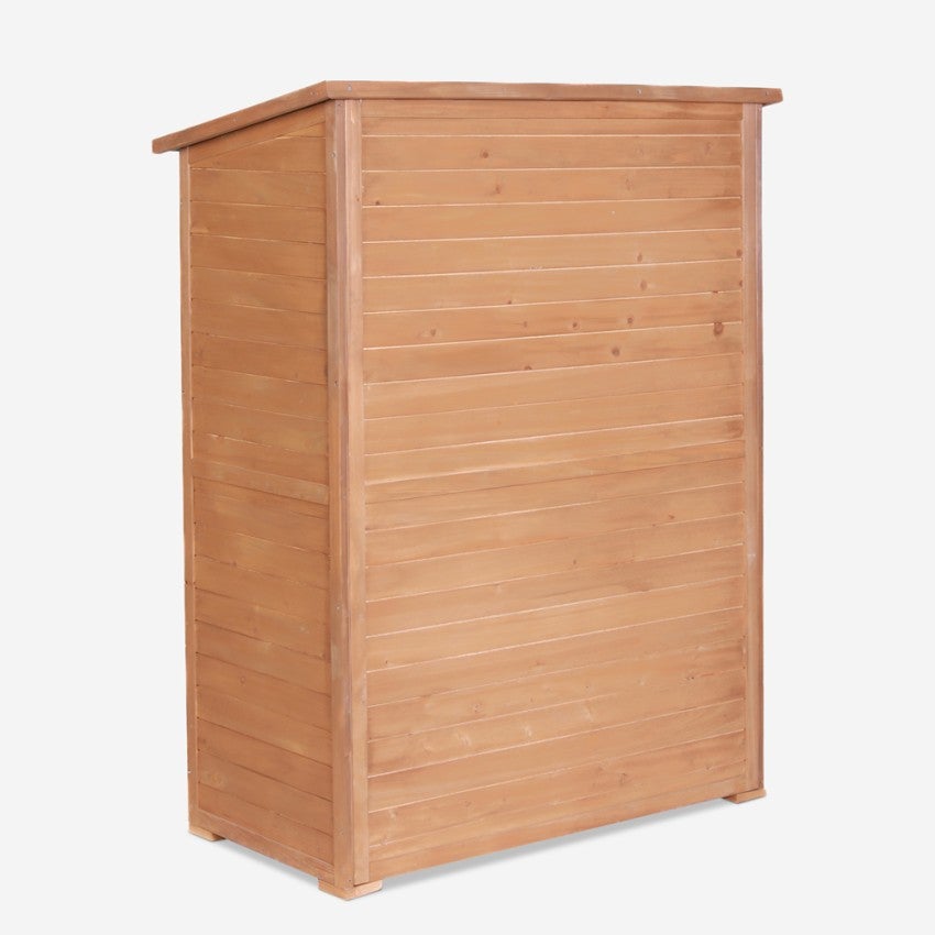 Cabane en bois pour outils de jardin 111x51x142 Smew - 8