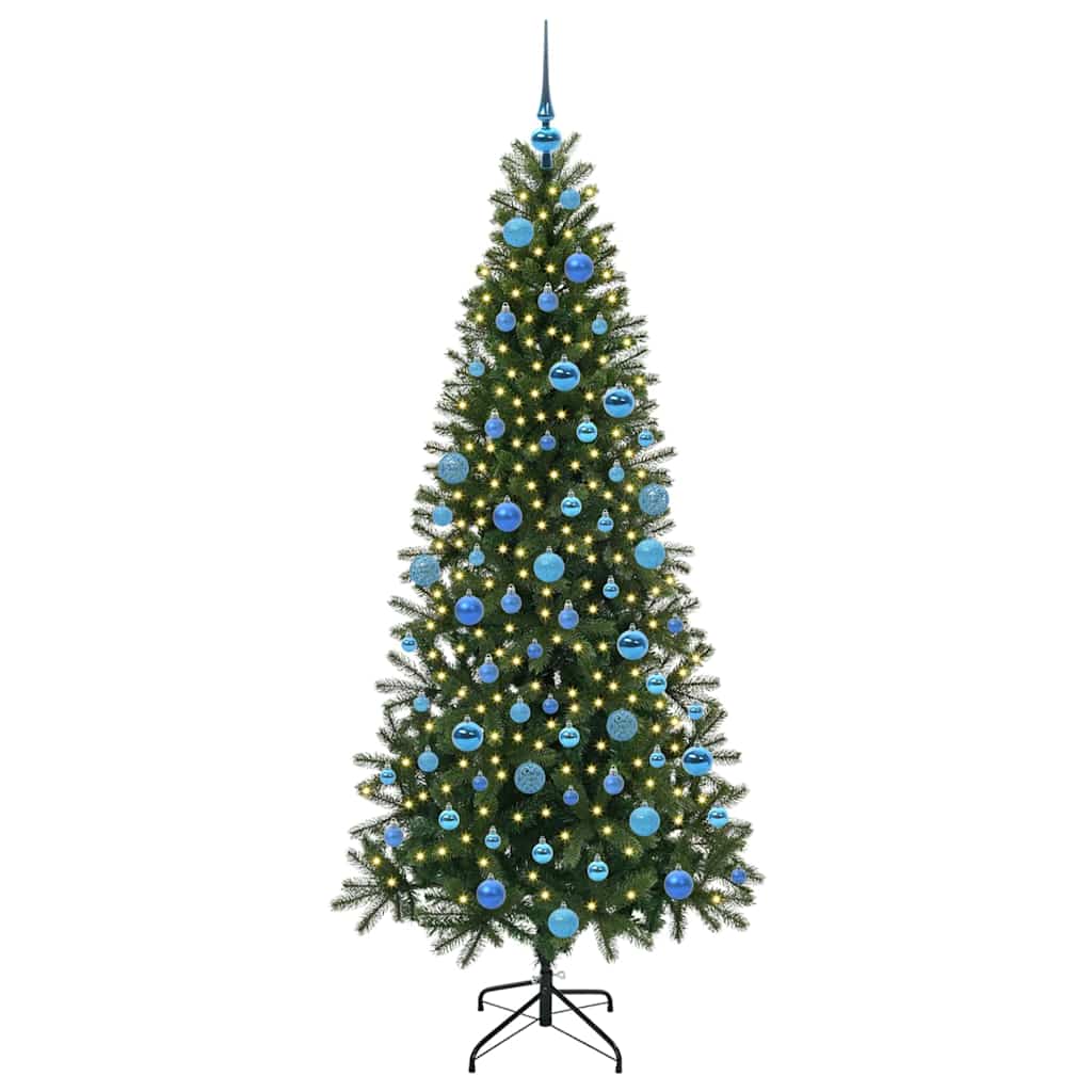 vidaXL Sapin de Noël artificiel avec 300 LED Vert 180 cm PE et PVC - 3