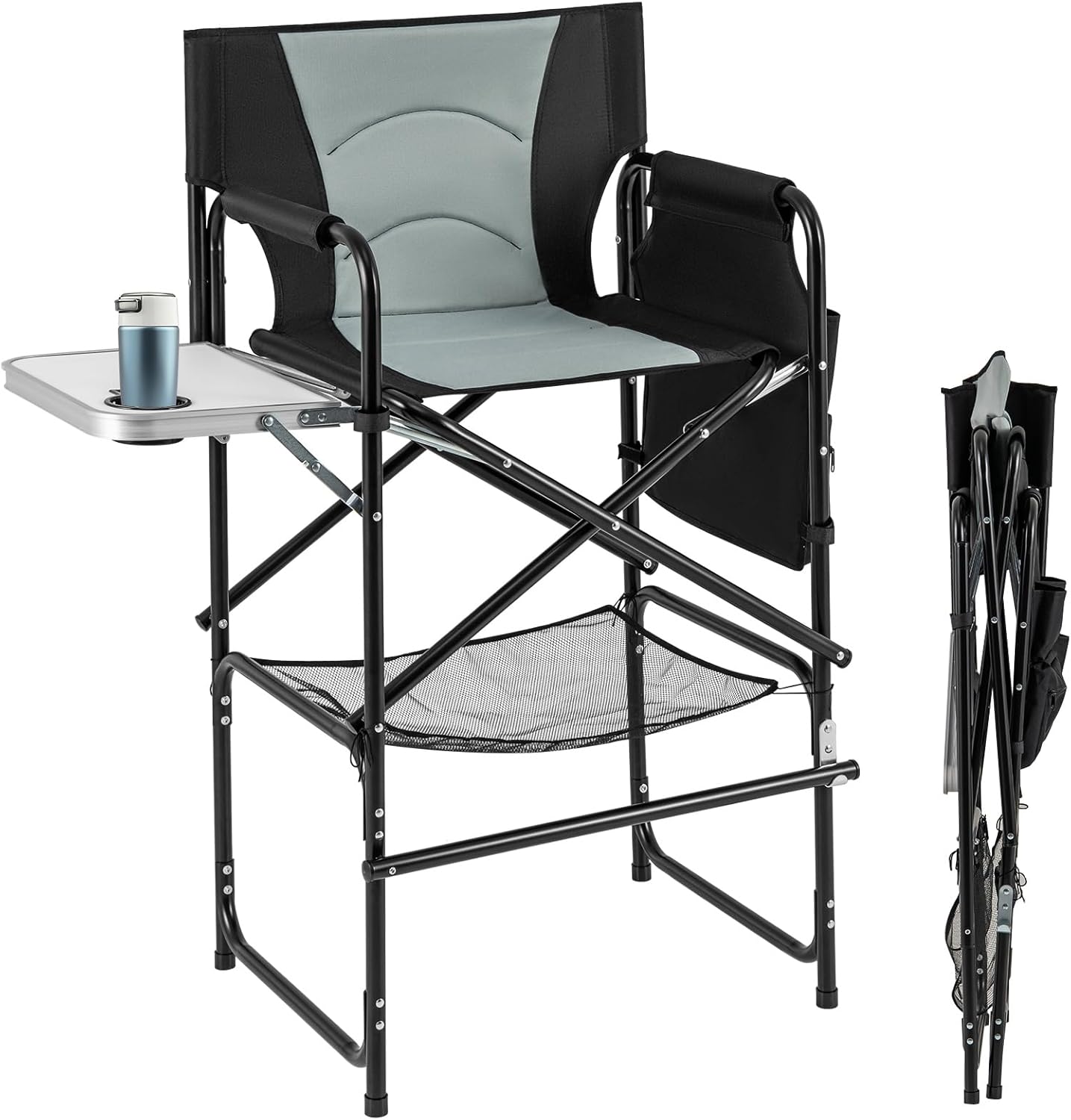Chaise de camping avec auvent, chaise de pêche avec porte-gobelet Chaise de camping avec auvent, chaise de pêche avec porte-gobelet