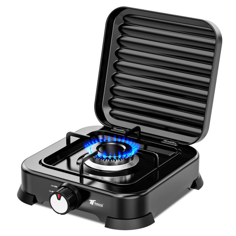 Réchaud de camp durable, cuisinière à gaz portable en alliage d