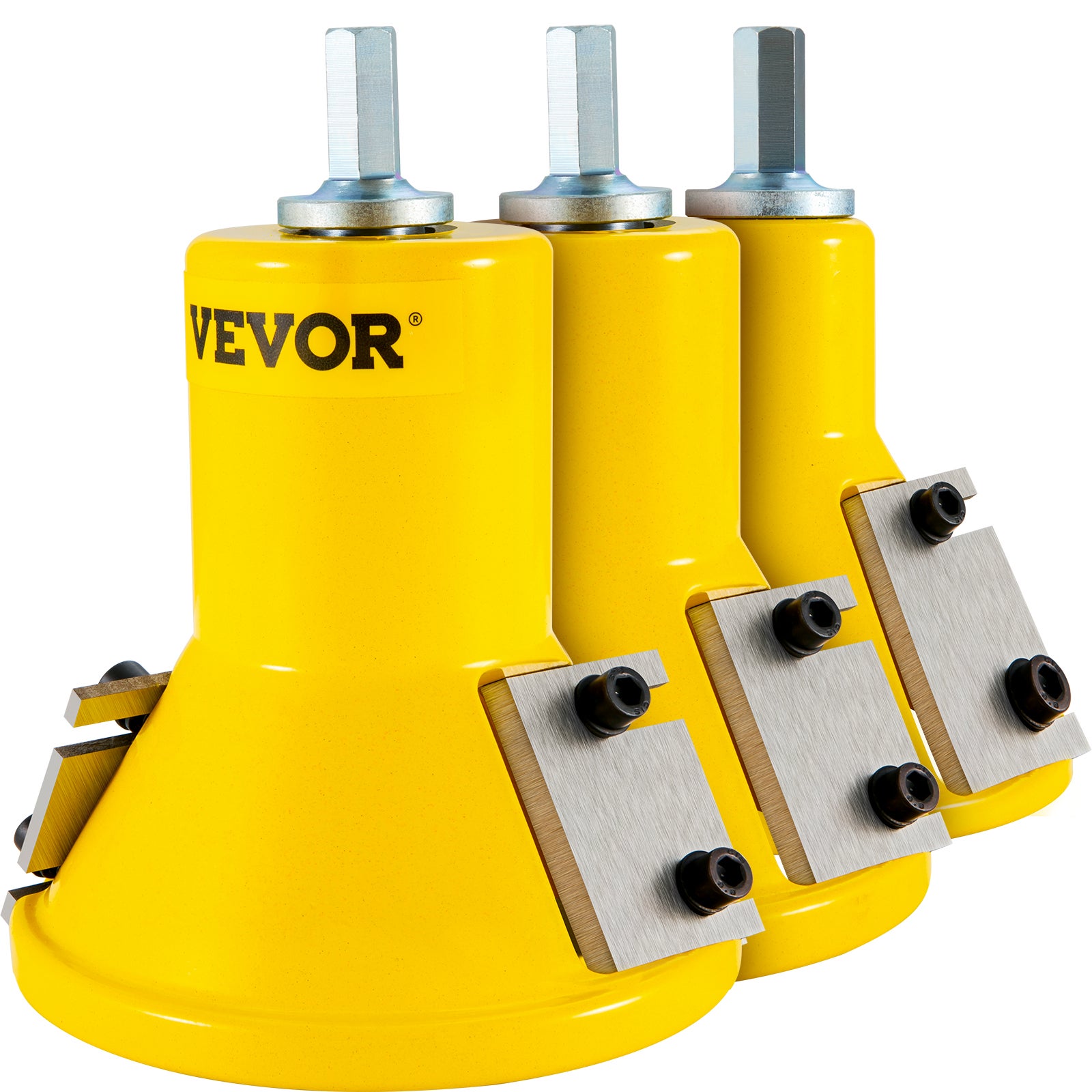 Embouts à Tenonner VEVOR 25,4 mm 38 mm et 50,8 mm Tenons à Épaules Coniques en Aluminium et Acier Solide Lames Droites Kit Démarrage pour Construction - 9
