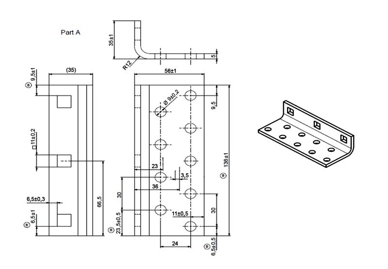 Support en acier inoxydable 1.4016 à double réglage pour la fixation de panneaux solaires thermiques ou photovoltaïques sur toiture en tuiles - 4