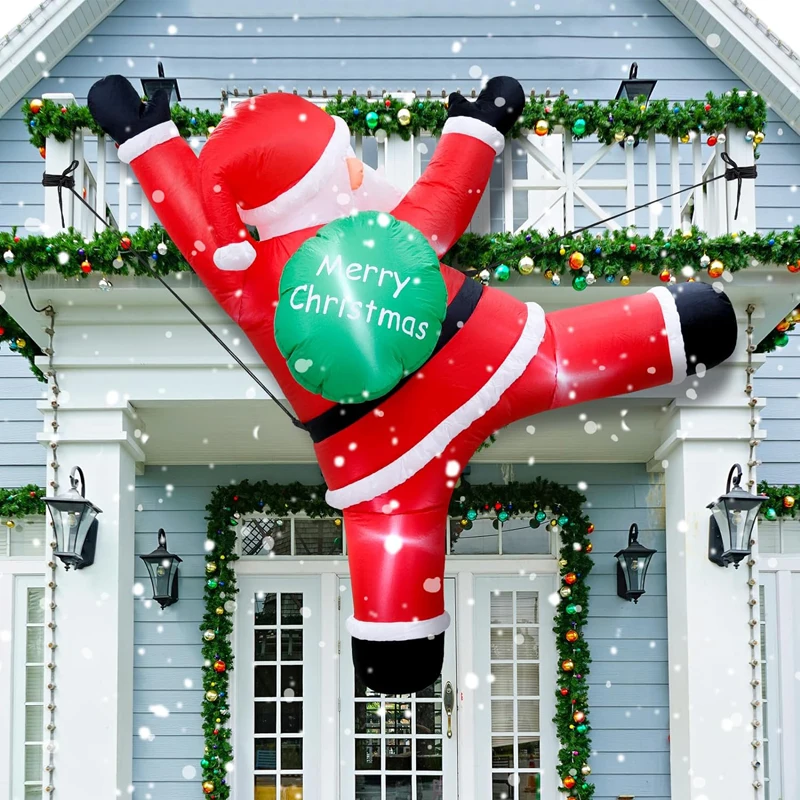 Vente structure gonflable décorative père noël main image 0