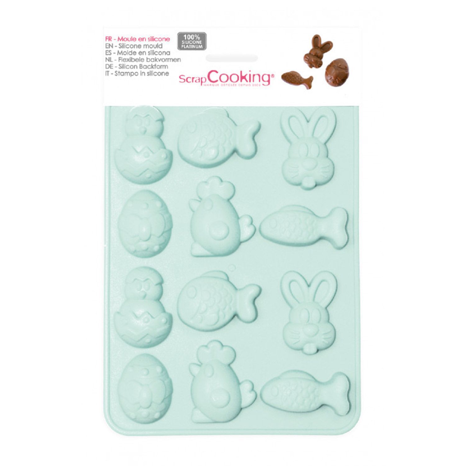 Stampo In Silicone Per Cioccolato, 6 Pannelli, 28x18 Cm, Alimentare, Resistente Al Calore, Per Praline E Dessert Fai Da Te - 3