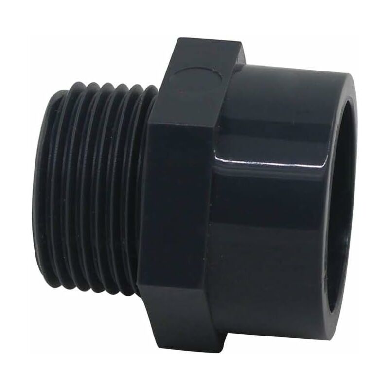 Embout filete pvc male 32mm embout a visser piscine raccord mixte pvc manchon fileté pvc (Diamètre Interne 32mm - 1
