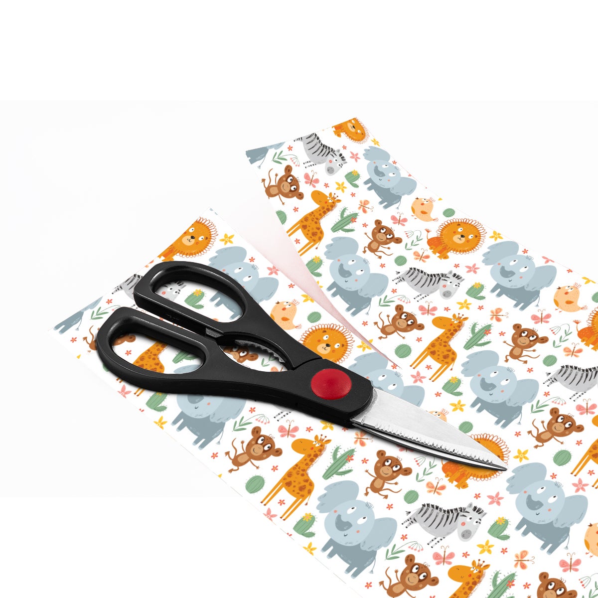 Pegatina muebles para niños animales exóticos - adhesivo de pared - revestimiento sticker mural decorativo - 60x90cm - 4