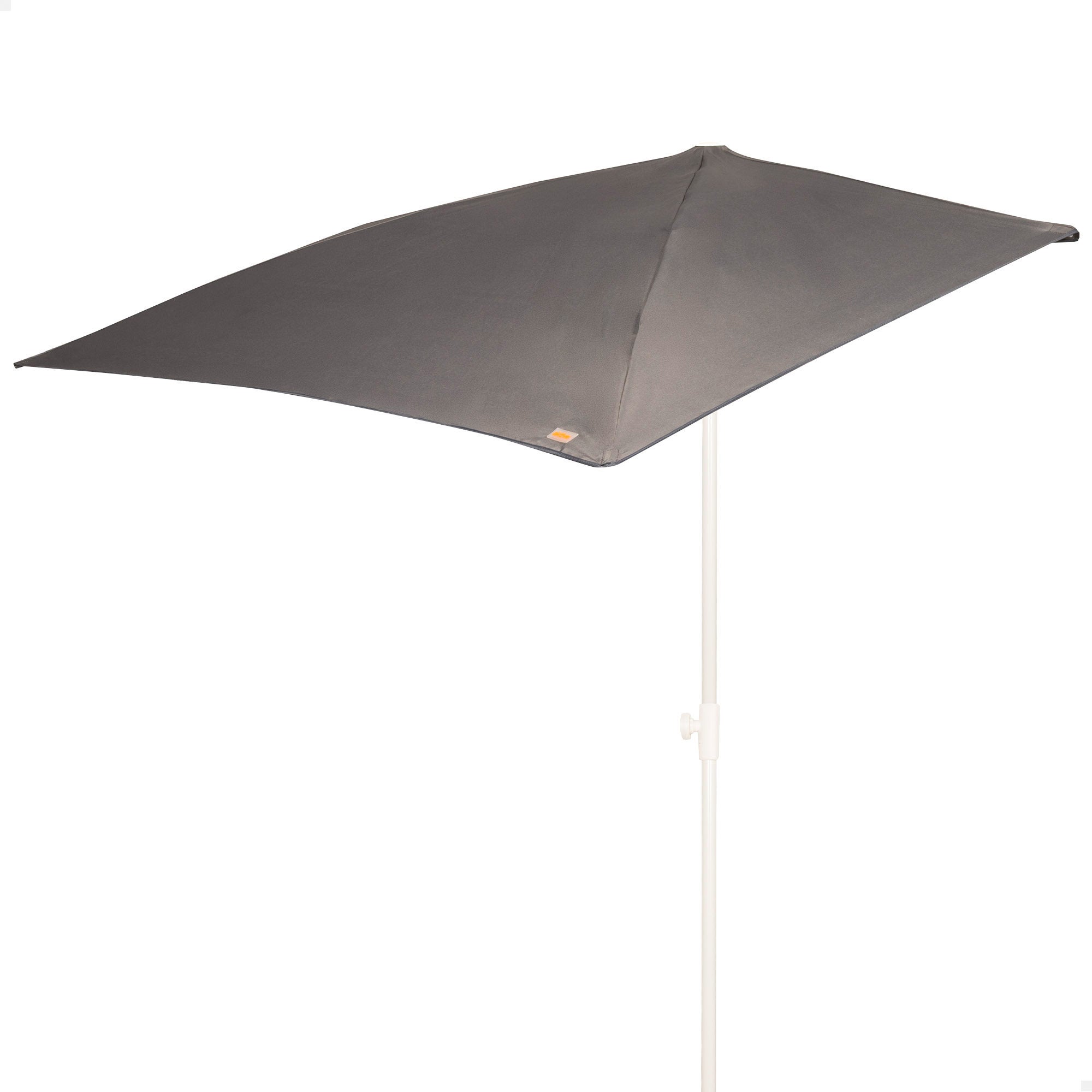 Aktive sombrilla de pared rectangular gris 160x100 cm