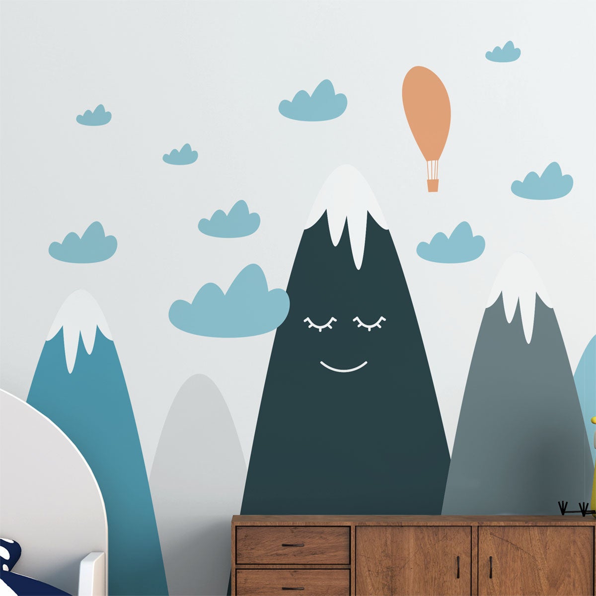 Adesivo bambino di montagna scandinavo juliska - Sticker adesivo - adesivi murali - 80x120cm - 5