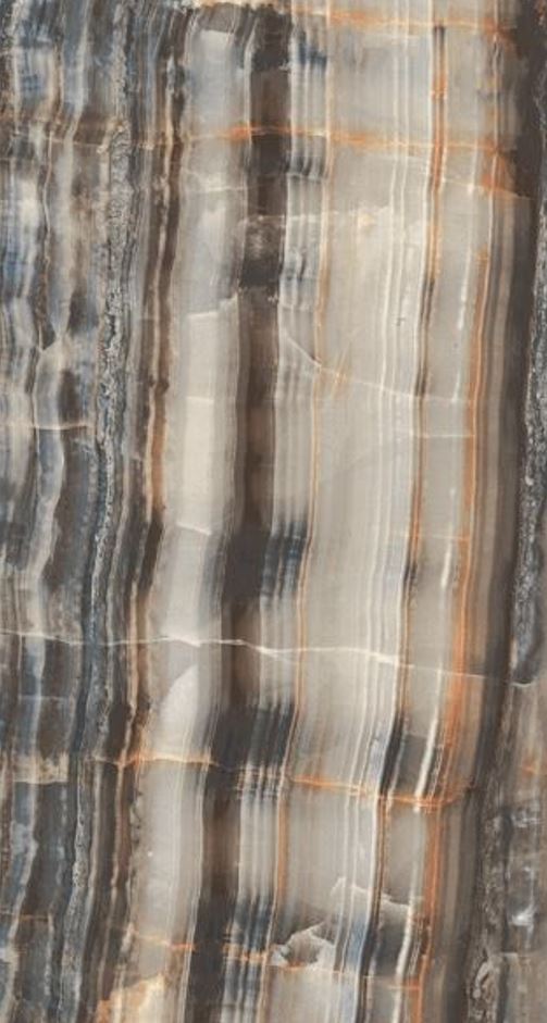 Carrelage sol/mur effet marbre marron ONYX RAINBOW DARK Full lappato int/ext l.120 x L.60 cm CERALUX - 4