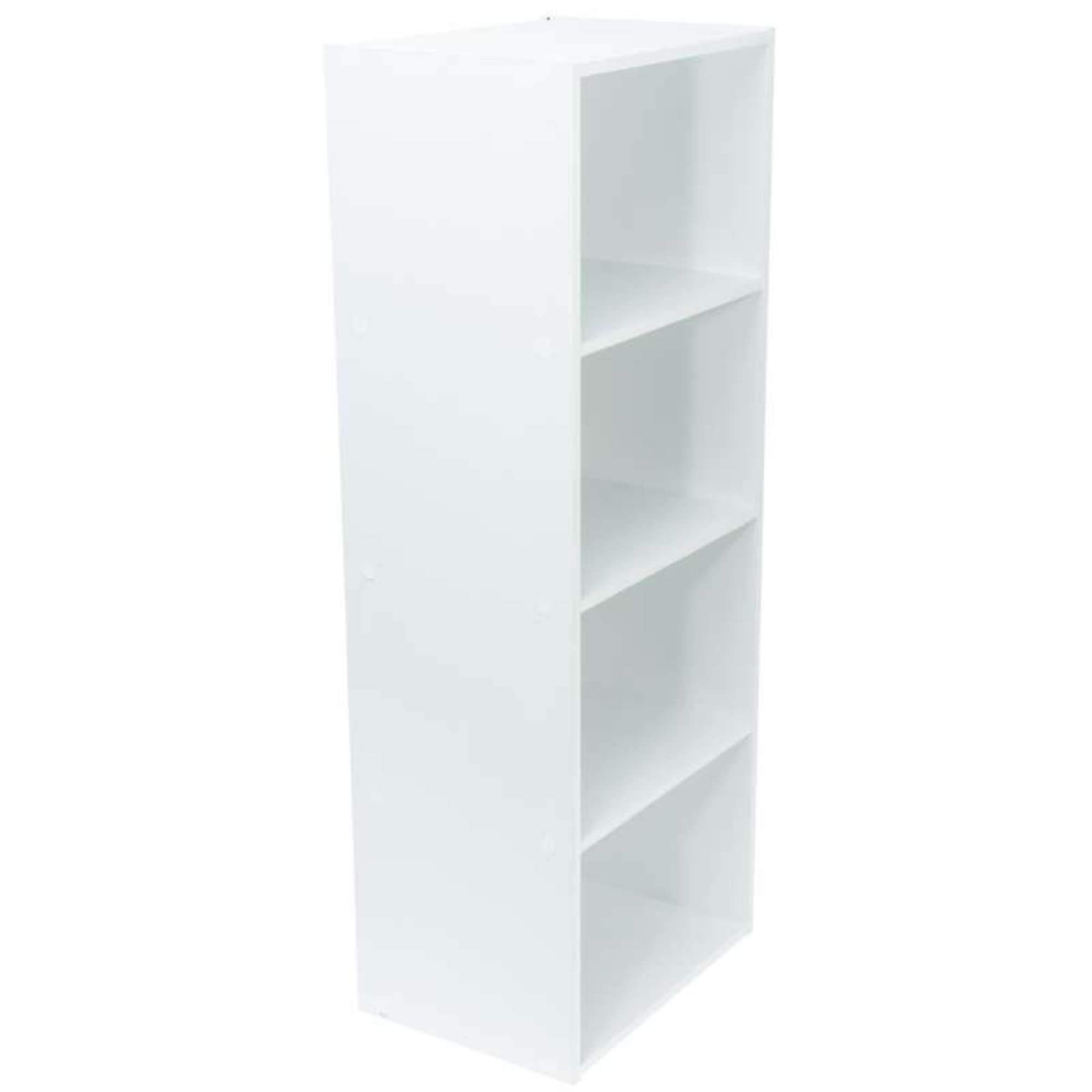 Meuble blanc de rangement WERKA PRO 4 niches (106 x 40 x 29 cm) - 6