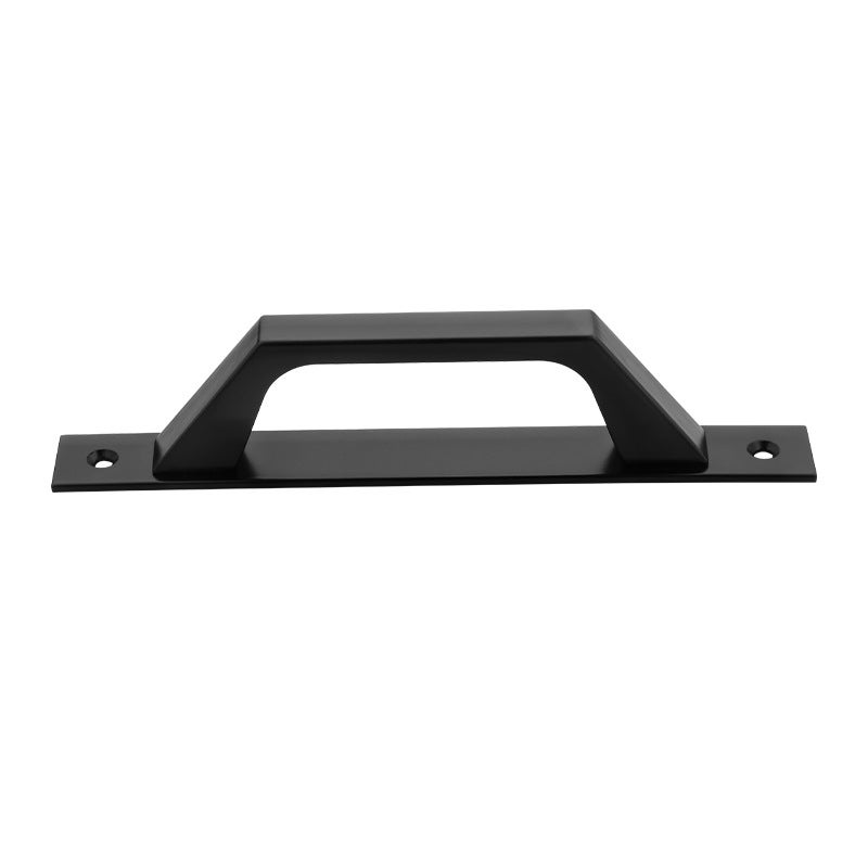 Klamka prosta aluminiowa | Klamka do drzwi przesuwnych lub uchylnych | 200 x 24 x 40 mm | Czarny