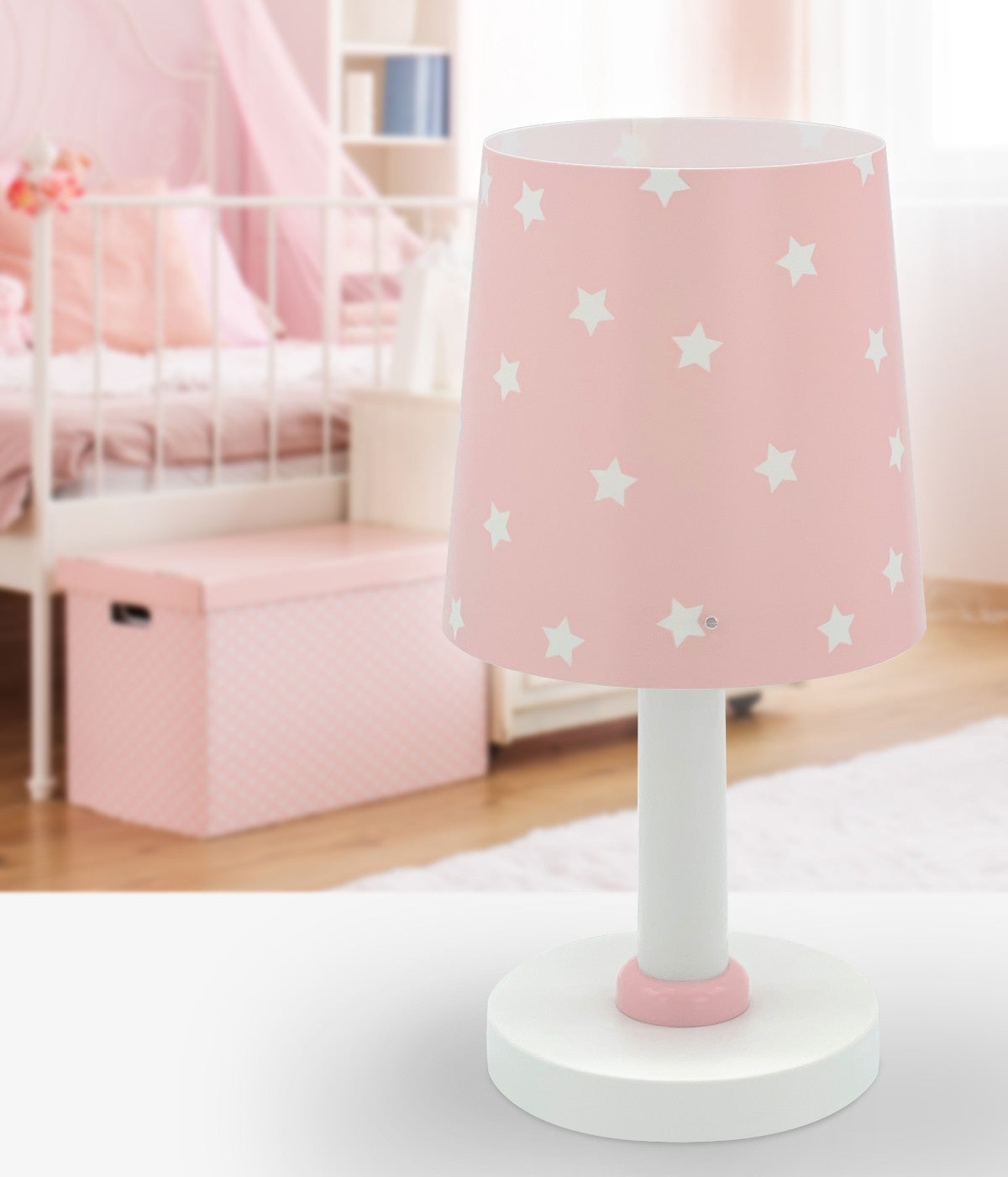 Lampada Applique Stelle Rosa Per Bambini Dalber - Fluorescente, Con Interruttore, Senza Lampadina - Foto 9