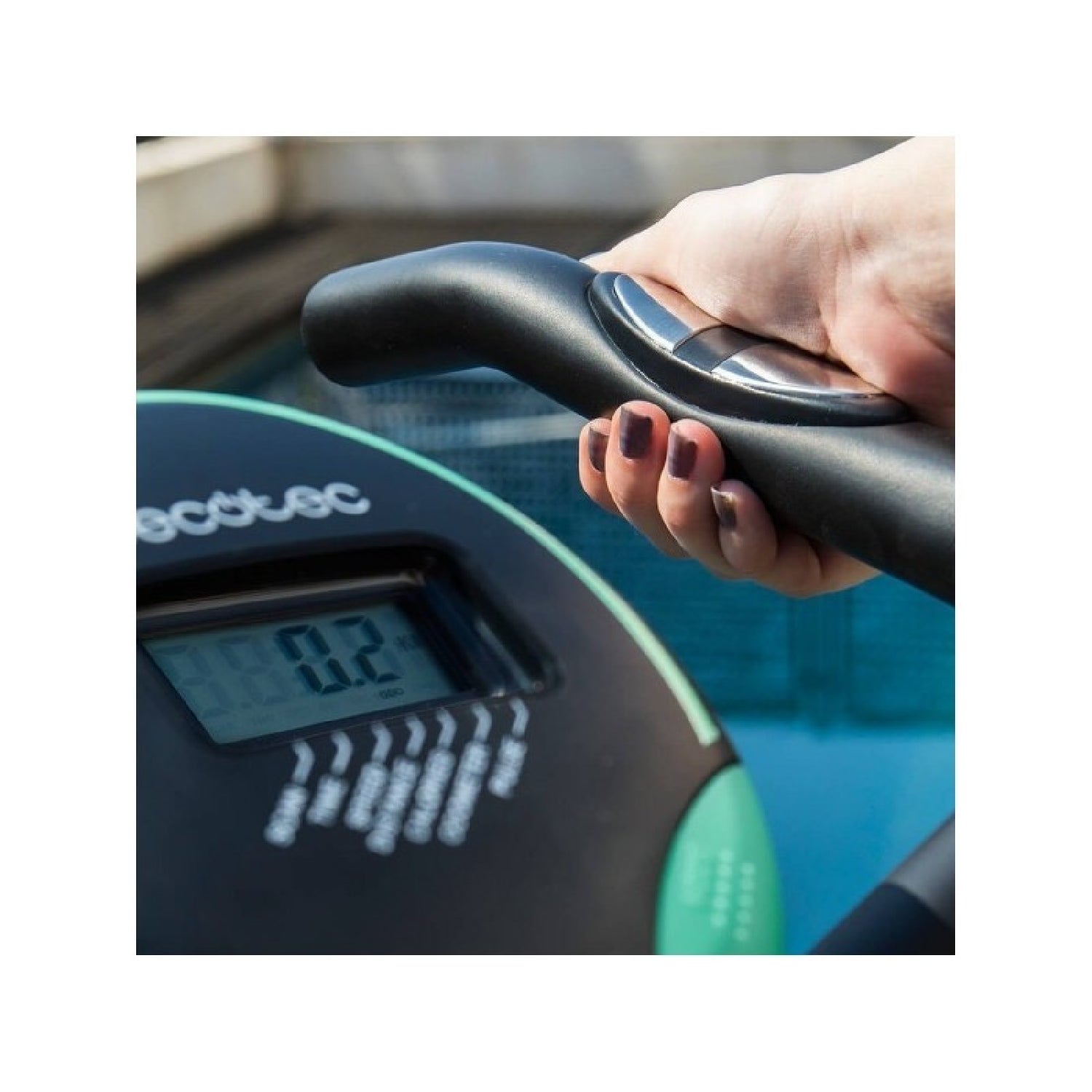 Cecotec Bicicleta estática dobrável com sistema Silence Fit e monitor cardíaco. - 5