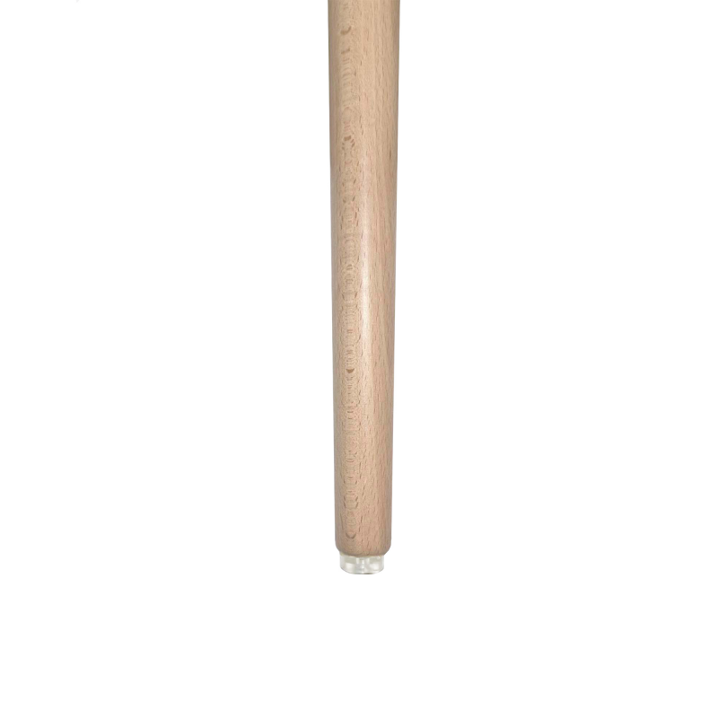 Lot de 2 pieds coniques DECO-GEM pour console ou bureau, en bois, hêtre vernis, à visser, H.71,5 cm - 3