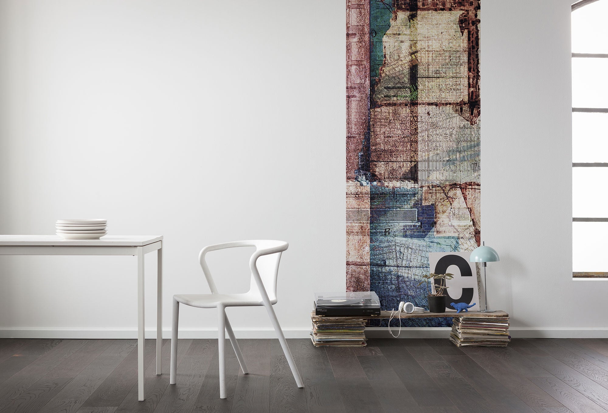 Fototapeta artystyczny wielokolorowym - 100 x 250 cm - SANDERS &amp; SANDERS