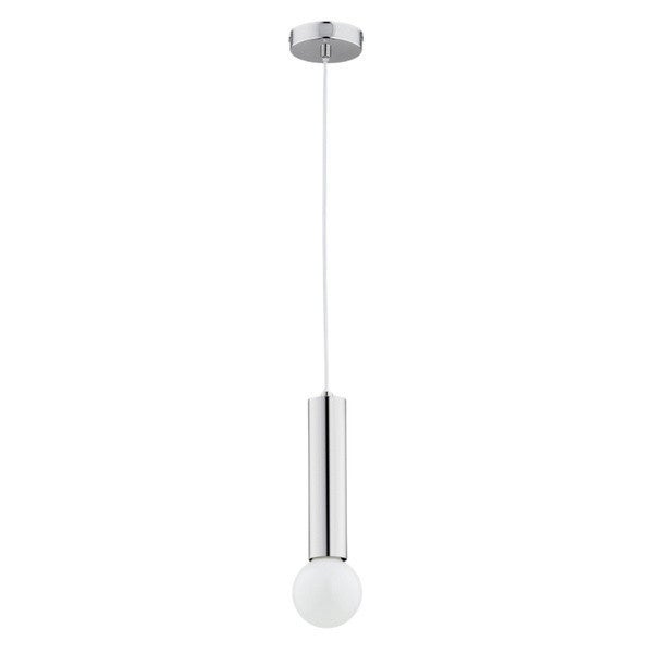 Lampa wisząca Jazz chromowana 1xE27x15W nowoczesna wym: 90 x 10 x 10 cm metal Alfa
