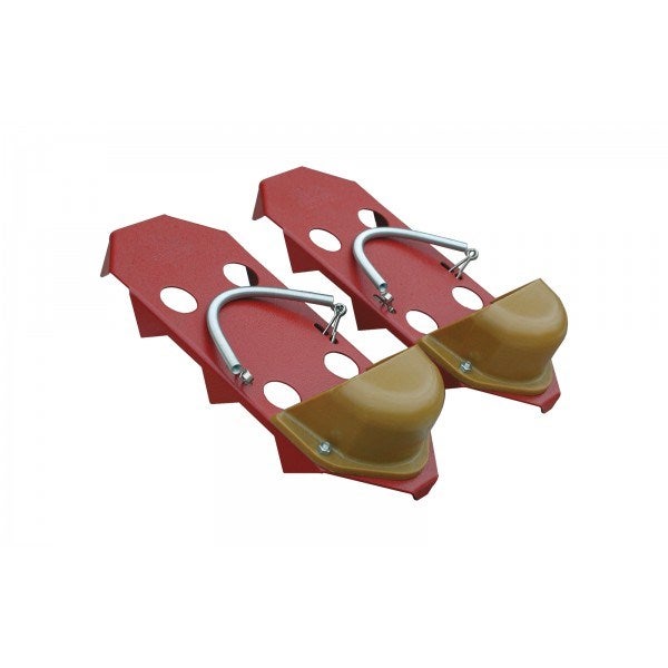 Paire de patins crantée avec ressorts RAIMONDI