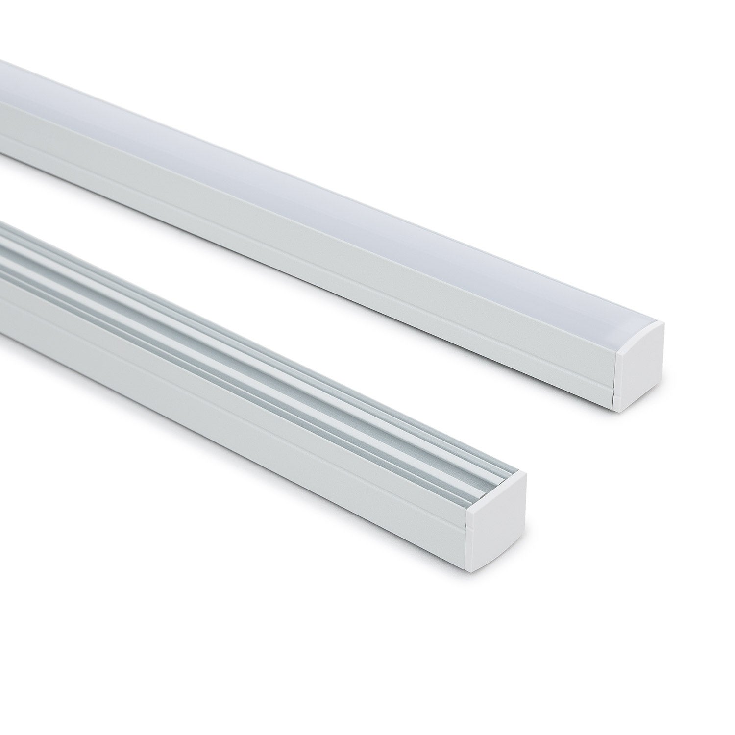 Lyyt AB1-1806 Profil LED en Aluminium Pliable >100mm 1m, Argenté, 1 m