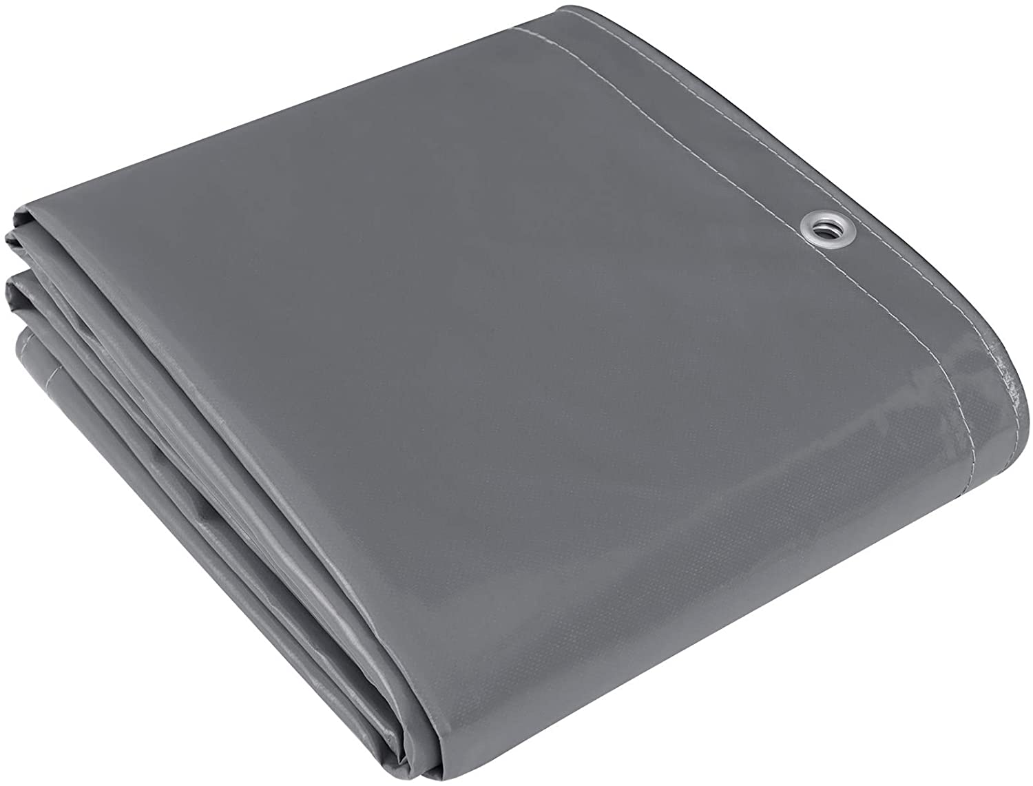 WOLTU Bâche de Protection en PVC Poids 500 g/m² bâche Industrielle Couverture étanche.2x3m.Gris Foncé - 2