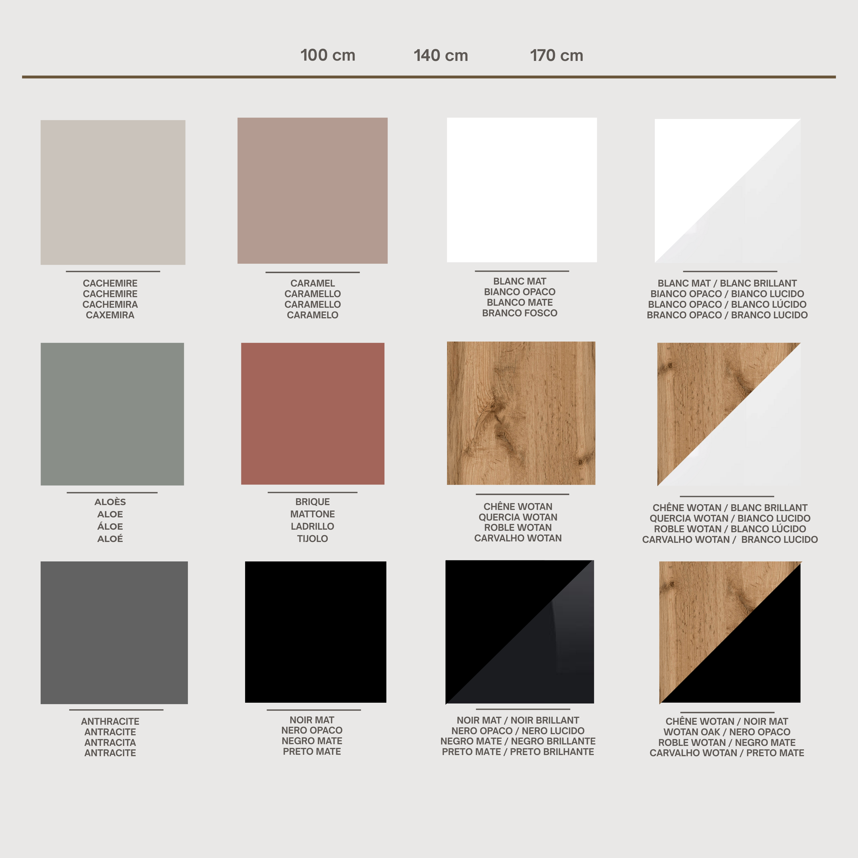 Meuble TV Suspendu, 170 x 34 x 32 cm, Blanc Mat / Blanc Brillant - 6