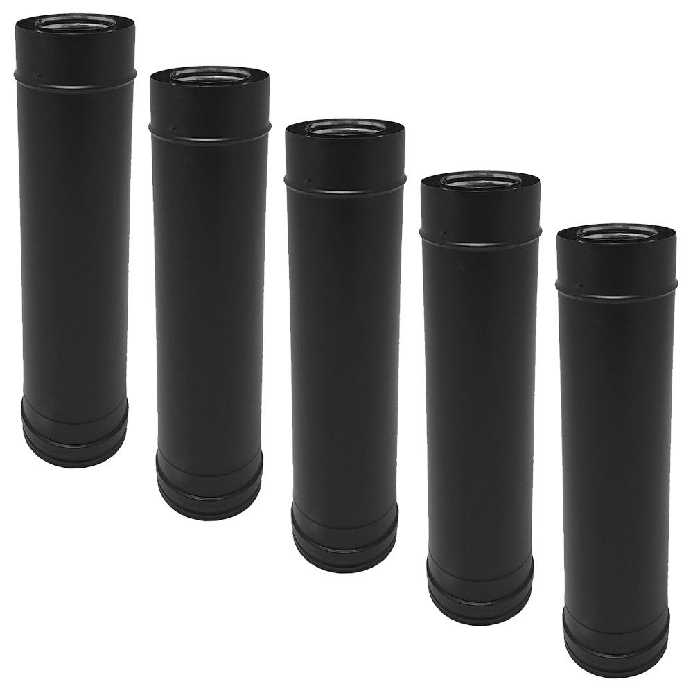 Lot de 5 TDI Conduit concentrique en acier inoxydable polycombustible ...