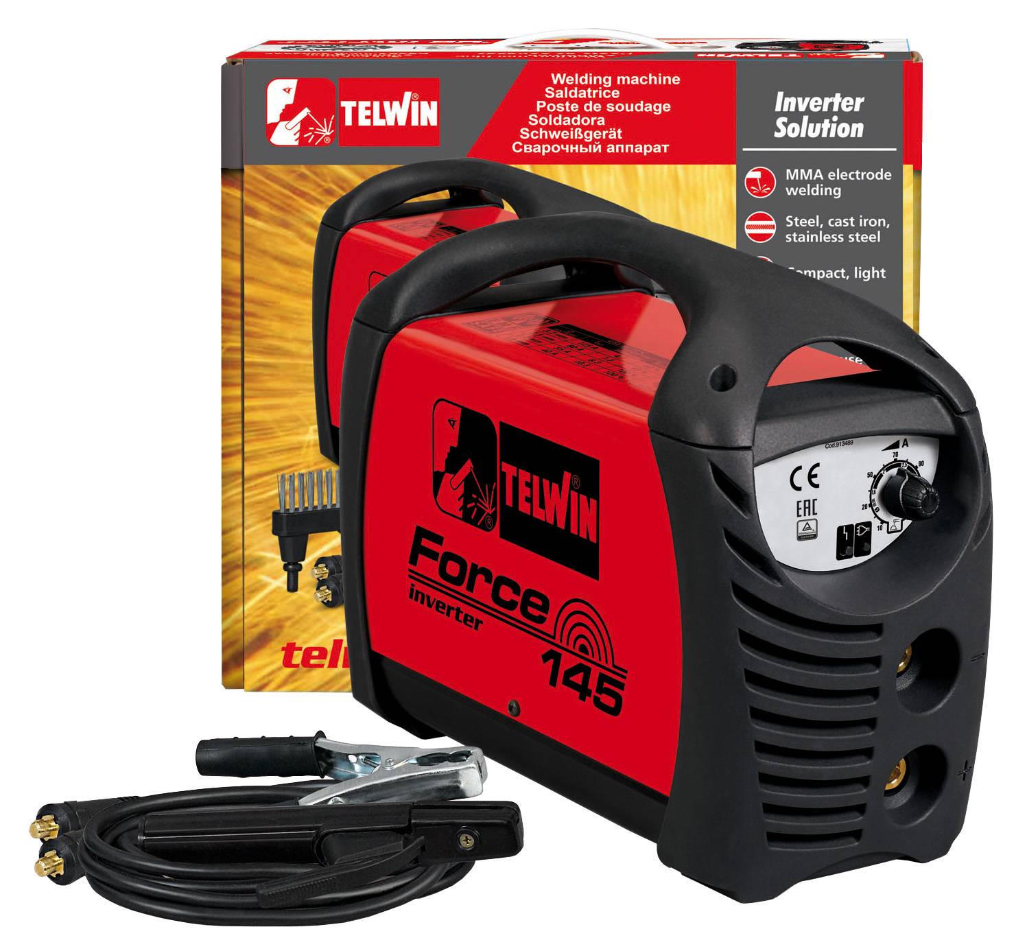 MACHINE À SOUDER INVERTER FORCE 145 + KIT + VAL.PLAST. - 2