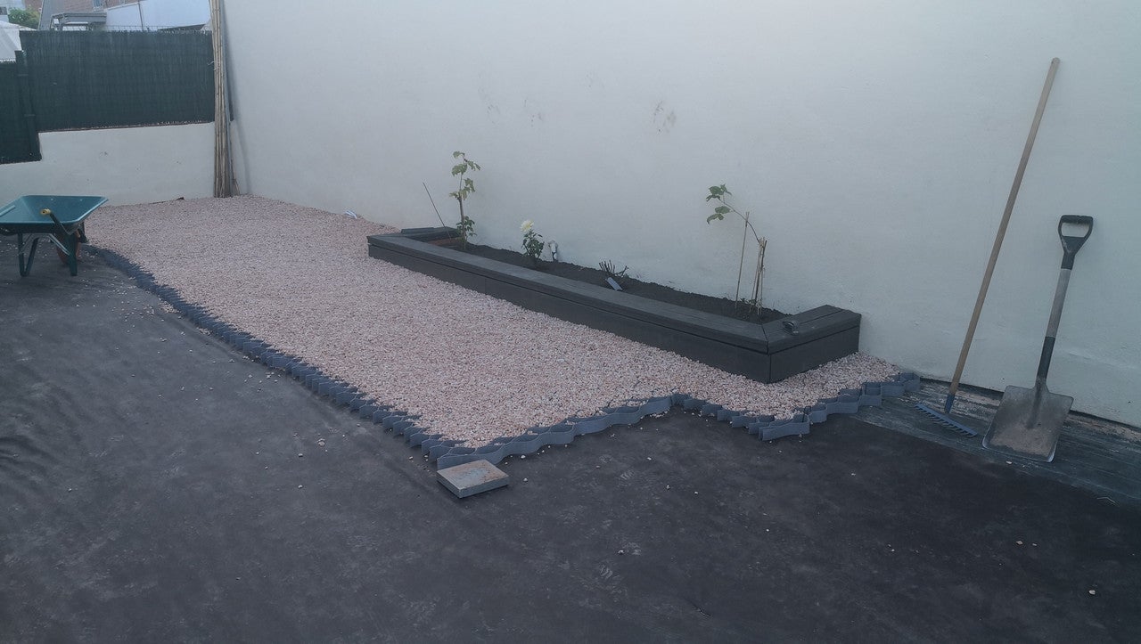 Stabilisateur de gravier géocellulaire 5x10x10 - 10 m² + géotextile 10 m² - 3