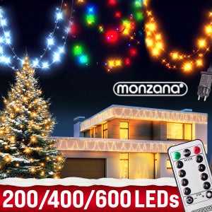 LEECOCO Catena Luminosa A Sfere 3m Con 30 LED - Funzionamento A Batteria AA Per Interni/Esterni - Decorazione Feste E Cameretta - 3