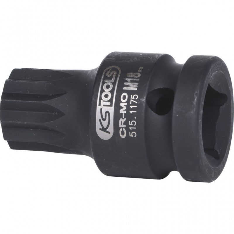 Douille à Chocs KS TOOLS 515.1175 - 1/2'' M18 XZN - 43mm - Chrome-Molybdène - Pour Usage Intensif