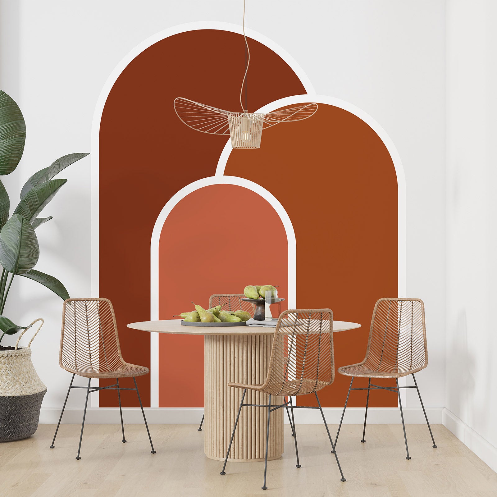 Stickers Arches - Design - Adhésif MAT - Largeur 110 x Hauteur 134 cm ...