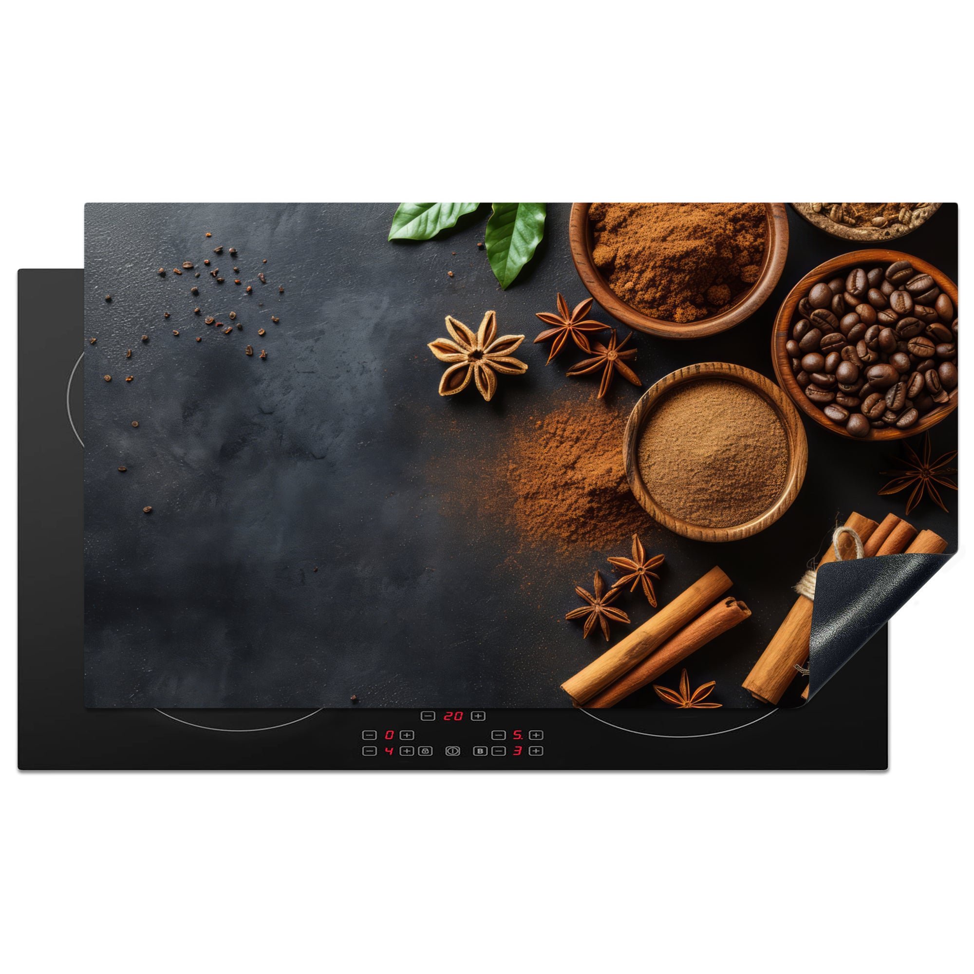 Tulup Panneaux De Cuisine Sur Verre - 100x70 - Grains De Cannelle