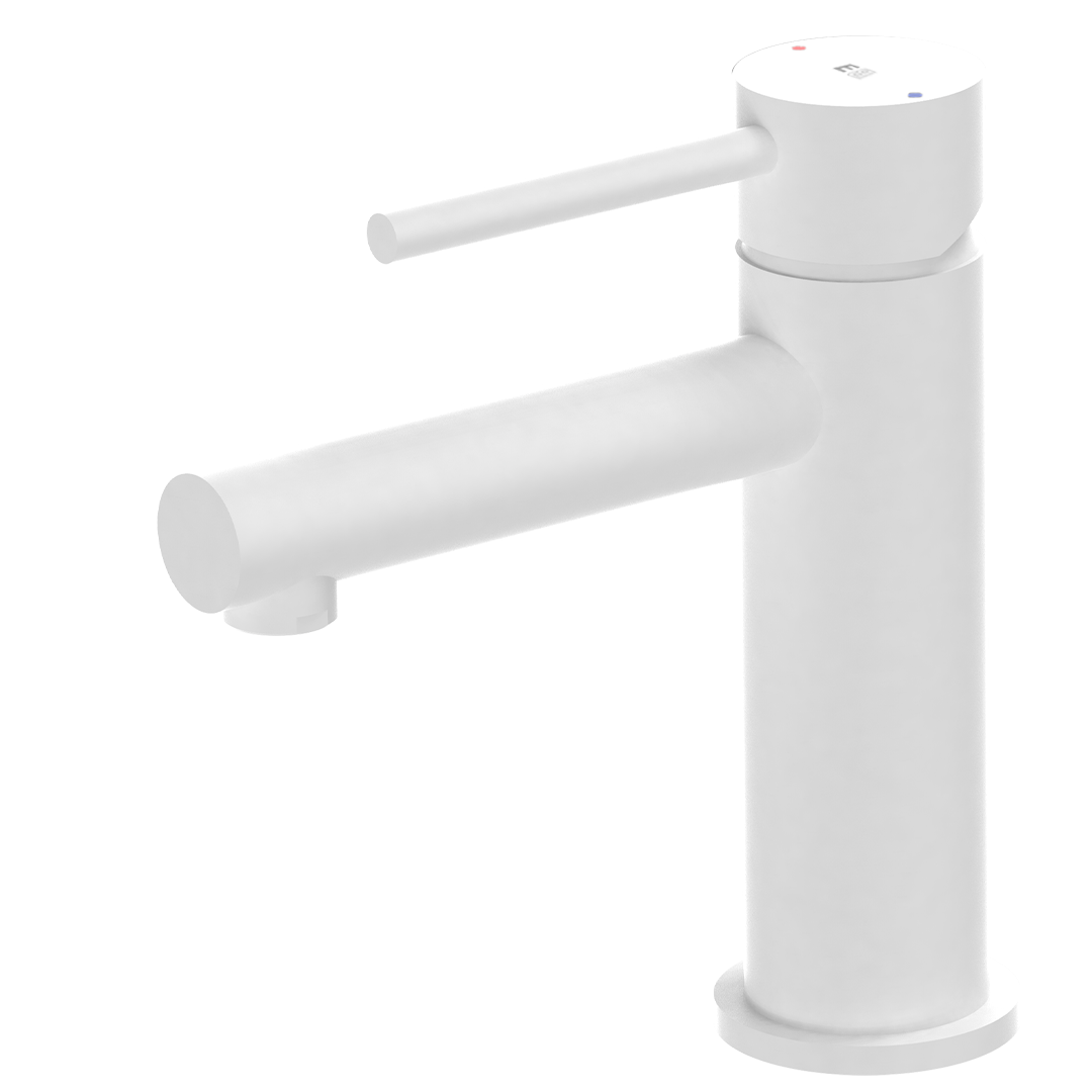 Luisa bateria miedziana umywalkowa niska biały