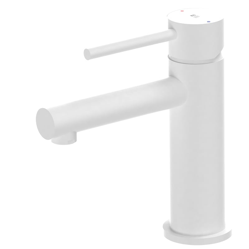 Luisa bateria miedziana umywalkowa niska biały