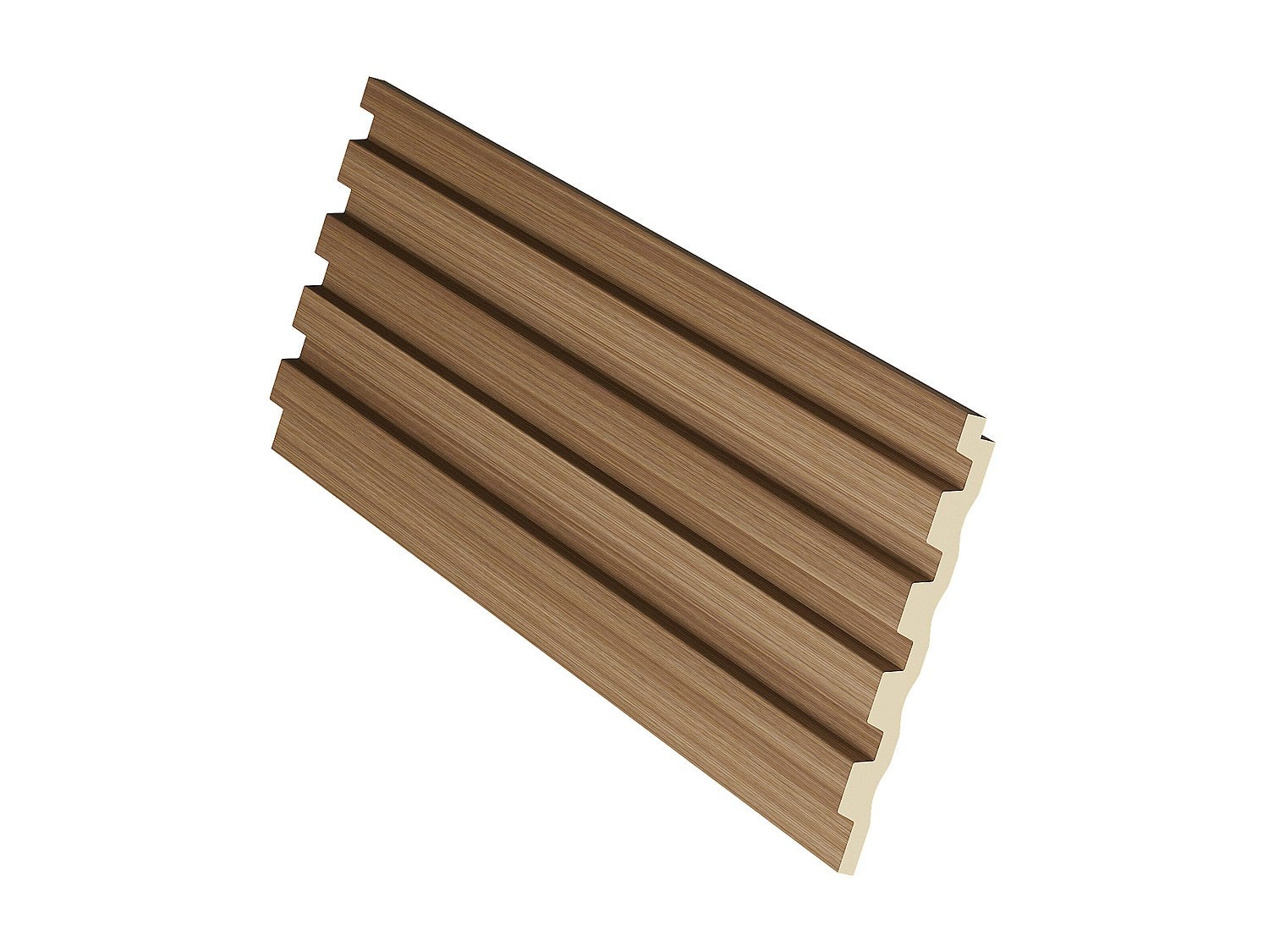 Panel ścienny 3D - Opakowanie 3,71 m² - Kolor naturalne drewno - Zestaw 8 sztuk - TATIANA