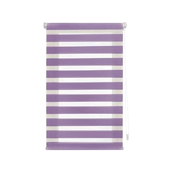 Blindecor | estor enrollable easyfix sin herramientas - medida estor: 37x180 - medida tela estor: 34x175 - estor lila